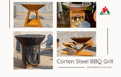 Corten Steel BBQ Grill